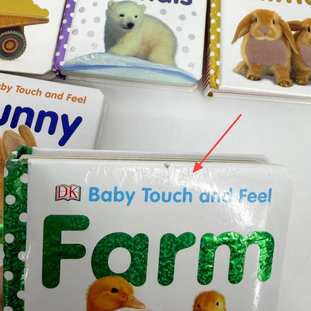 Lot 5 DK Baby Touch and Feel Board Books Animals Trucks Farm Bunny